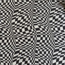 画像10: MONOCHROME CHECKER PATTERN TULLE S/S TOPS / Ladies M (10)