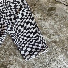 画像7: MONOCHROME CHECKER PATTERN TULLE S/S TOPS / Ladies M (7)