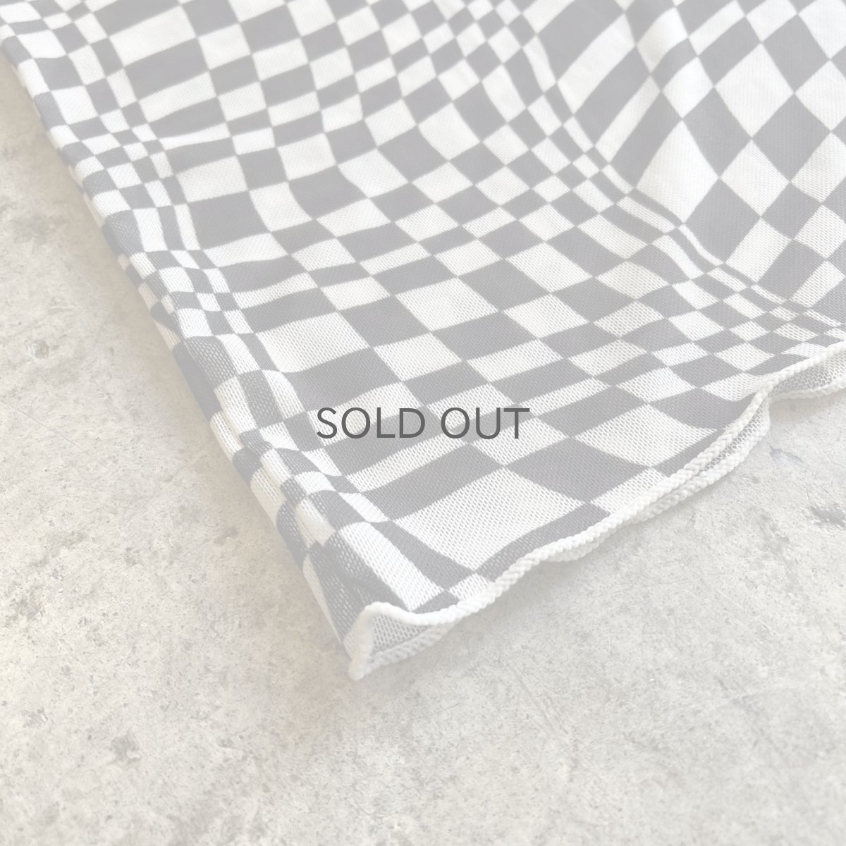 画像3: MONOCHROME CHECKER PATTERN TULLE S/S TOPS / Ladies M (3)