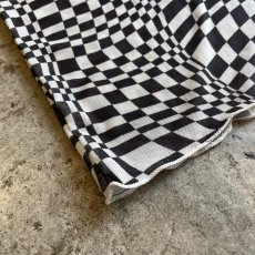 画像3: MONOCHROME CHECKER PATTERN TULLE S/S TOPS / Ladies M (3)