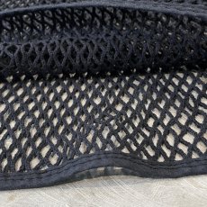 画像8: BLACK COLOR RIBBON MESH L/S TOPS / Mens XL (8)