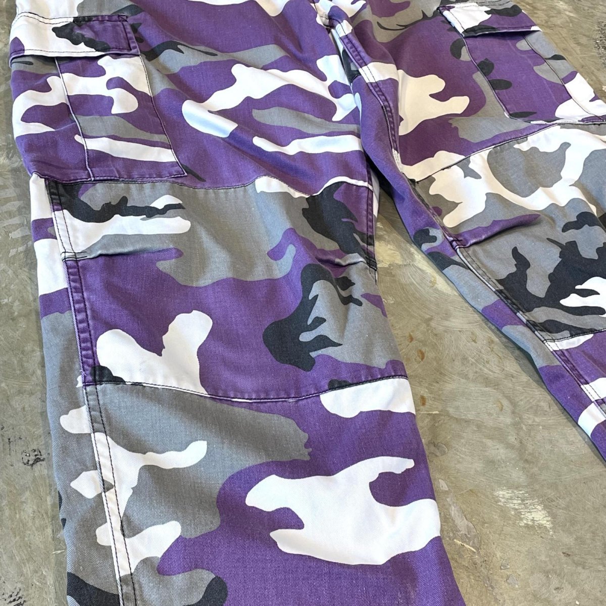 画像5: PURPLE MIX CAMOUFLAGE PATTERN CARGO PANTS / W30~W34 (5)