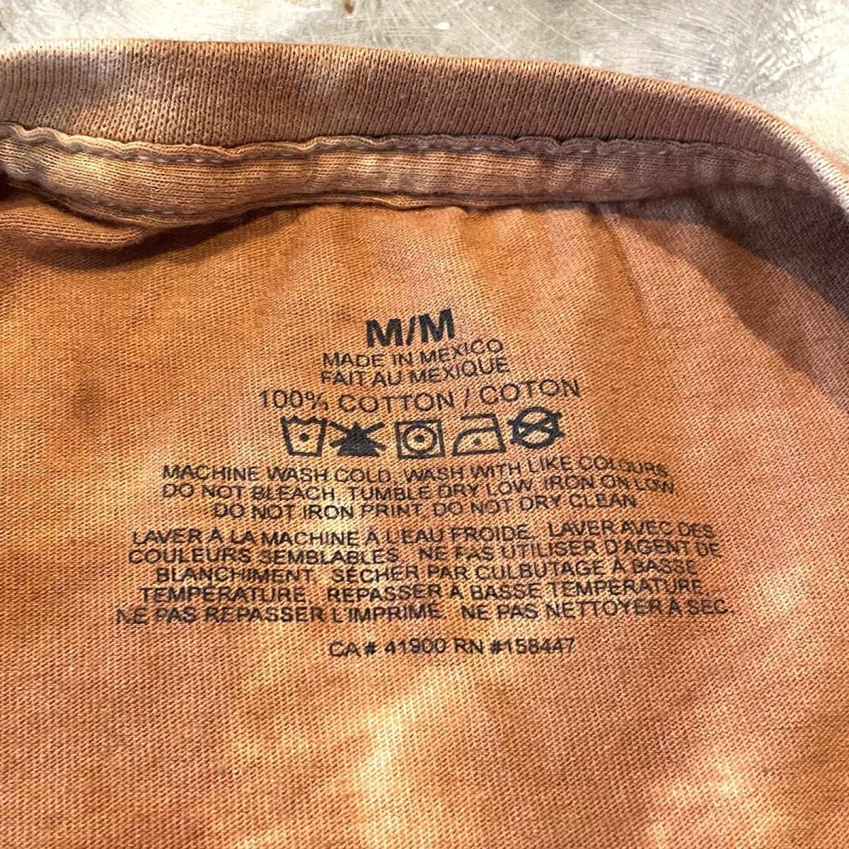 画像10: "CLAUDE MONET" SUNFLOWER PRINTED TIE DYE S/S TEE / Mens M (10)