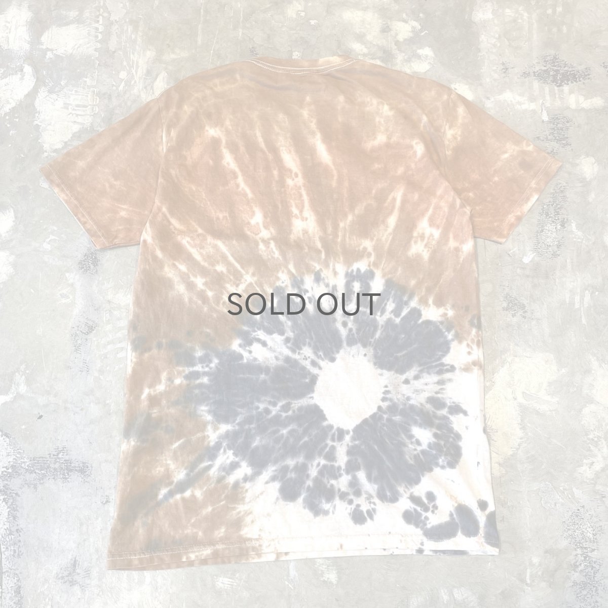 画像2: "CLAUDE MONET" SUNFLOWER PRINTED TIE DYE S/S TEE / Mens M (2)