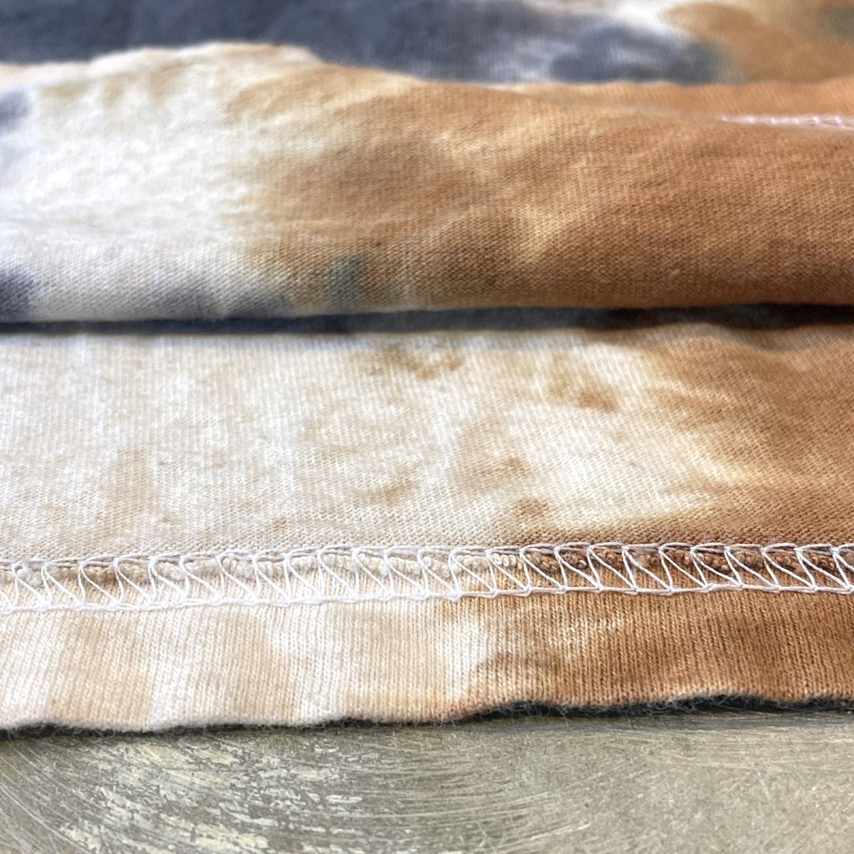 画像8: "CLAUDE MONET" SUNFLOWER PRINTED TIE DYE S/S TEE / Mens M (8)