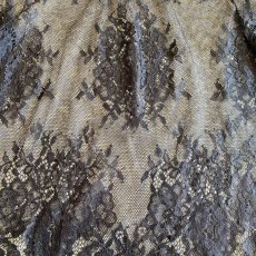 画像5: FLORAL PATTERN MESH LACE DESIGN BLOUSE / Ladies M (5)