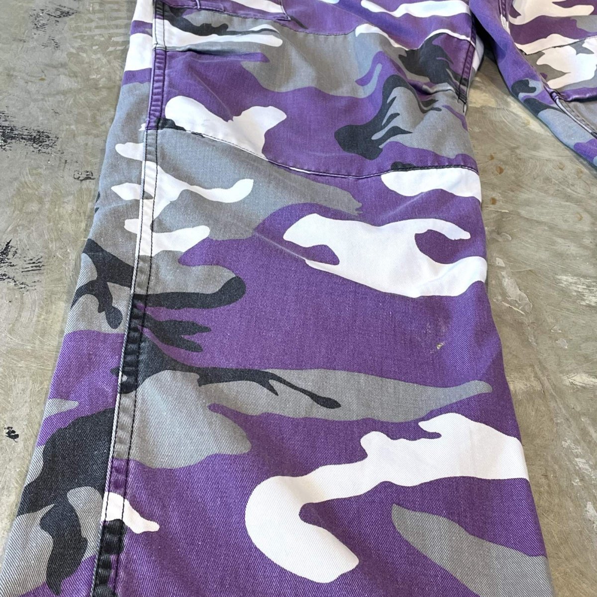 画像7: PURPLE MIX CAMOUFLAGE PATTERN CARGO PANTS / W30~W34 (7)