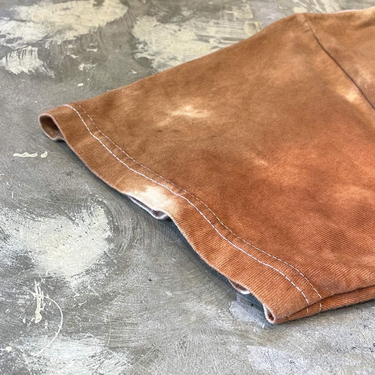 画像7: "CLAUDE MONET" SUNFLOWER PRINTED TIE DYE S/S TEE / Mens M (7)