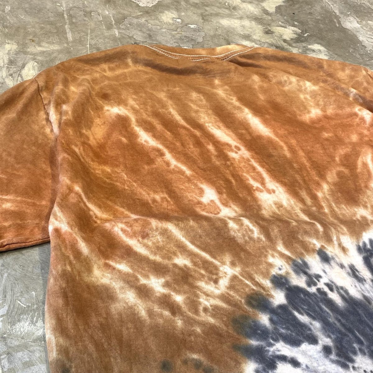 画像9: "CLAUDE MONET" SUNFLOWER PRINTED TIE DYE S/S TEE / Mens M (9)