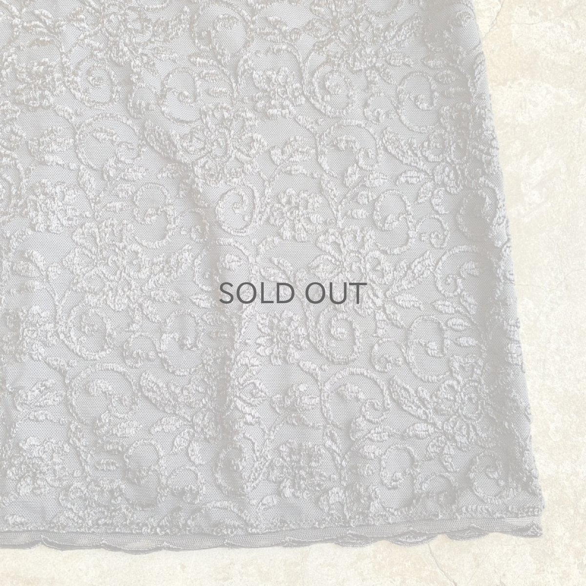 画像6: ALL OVER PATTERN BLACK COLOR LINGERIE CAMISOLE / Ladies S~M (6)