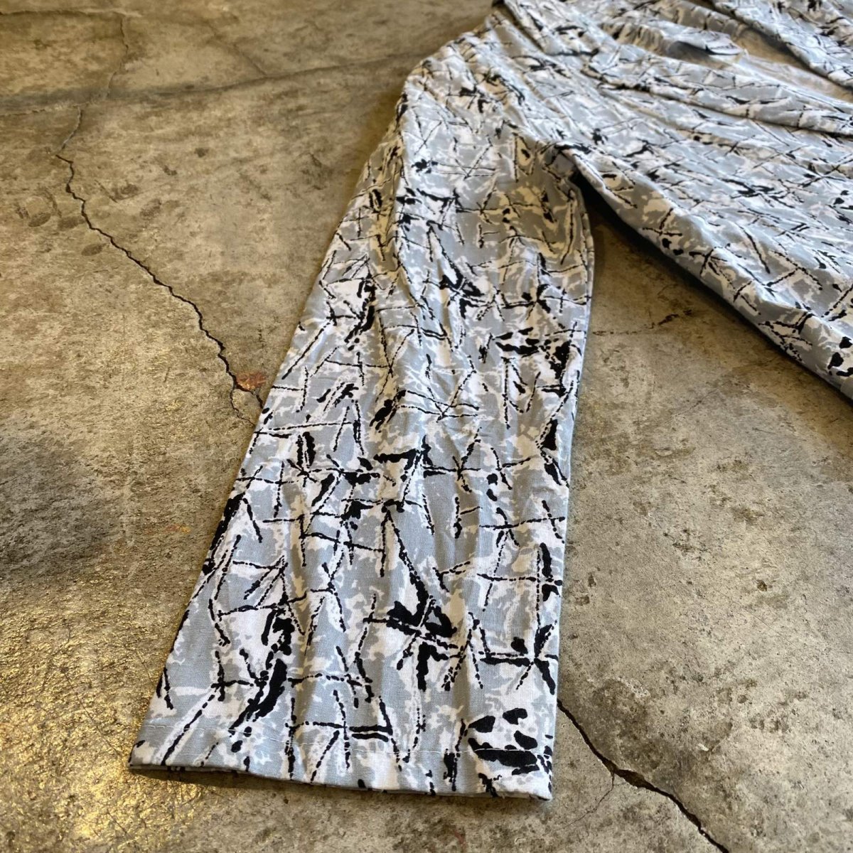 画像5: ART ALL OVER PATTERN DESIGN TAYLOR JACKET / Ladies M / MADE IN USA (5)