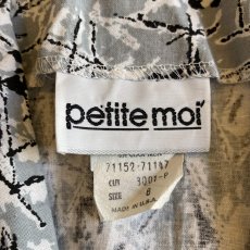画像10: ART ALL OVER PATTERN DESIGN TAYLOR JACKET / Ladies M / MADE IN USA (10)