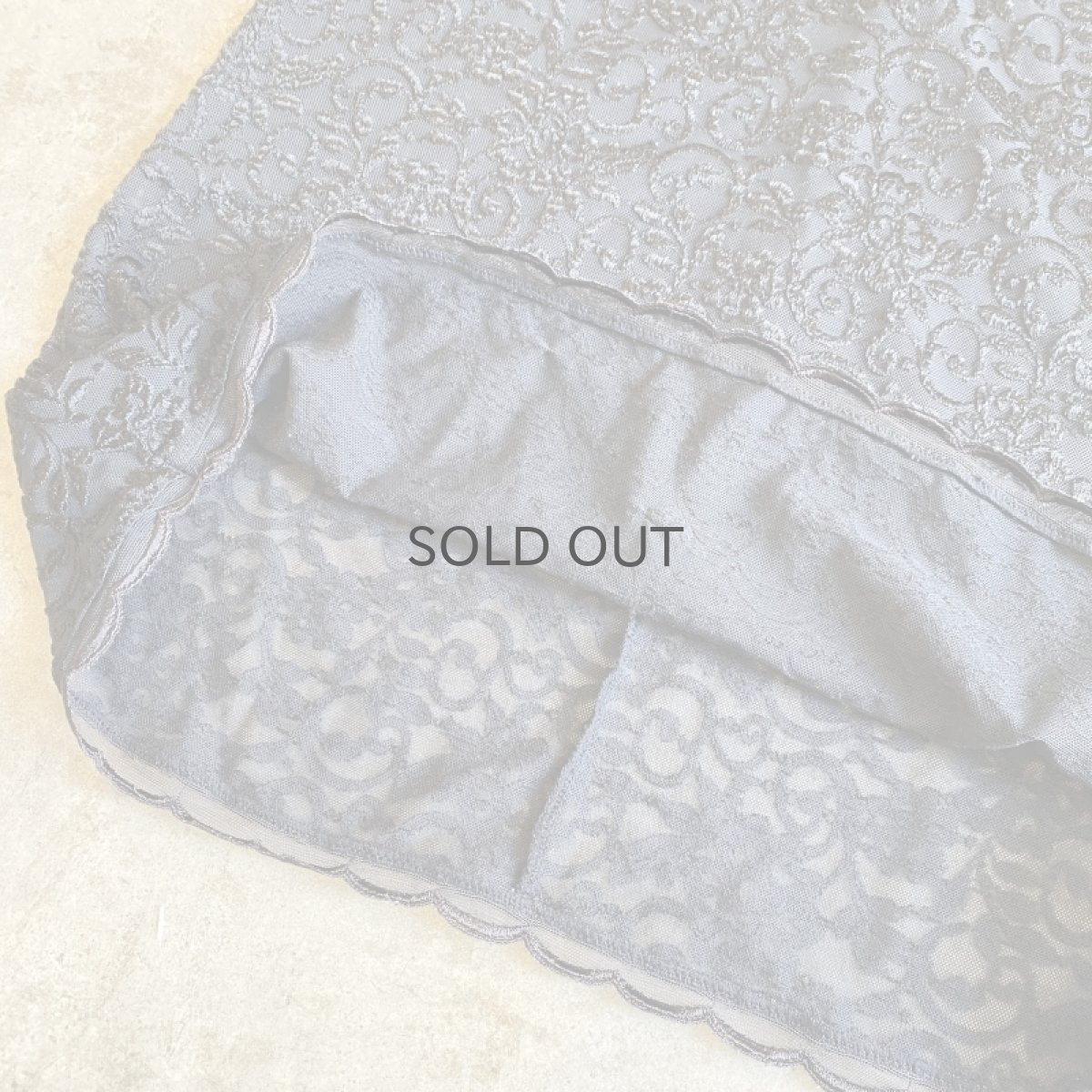 画像7: ALL OVER PATTERN BLACK COLOR LINGERIE CAMISOLE / Ladies S~M (7)