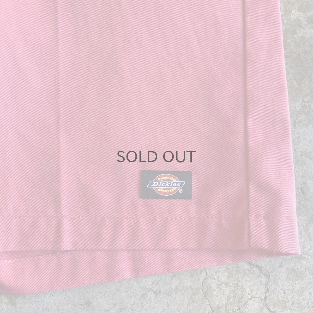 画像5: 【Dickies】PINK COLOR DESIGN WORK HALF PANTS / W30 (5)