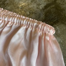 画像7: PALE PINK COLOR LUSTER SATIN SHORT PANTS / FREE~W40  (7)