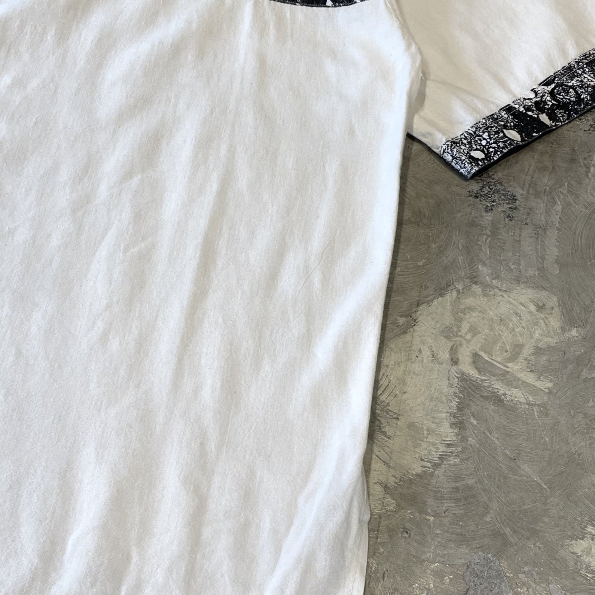 画像6: PATTERN SWITCHED LACE UP S/S TOPS / Mens XL (6)