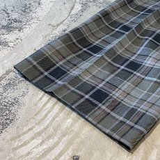画像8: ALL OVER CHECK PATTERN STRAIGHT SILHOUETTE SLACKS / W31 (8)