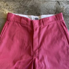 画像4: 【Dickies】PINK COLOR DESIGN WORK HALF PANTS / W30 (4)