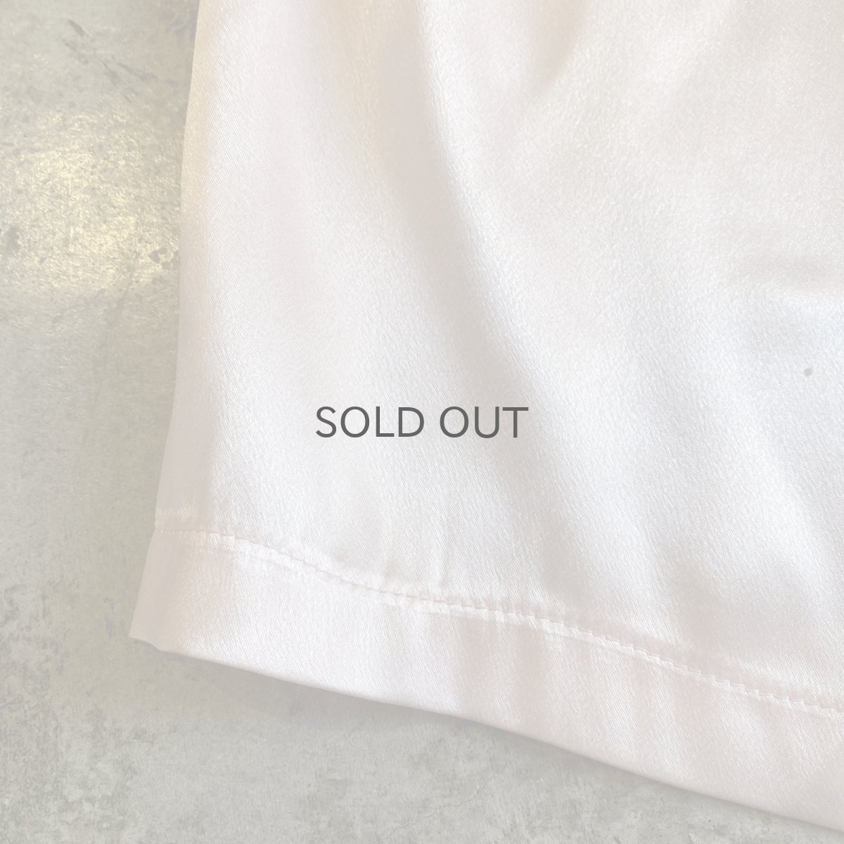 画像9: PALE PINK COLOR LUSTER SATIN SHORT PANTS / FREE~W40  (9)