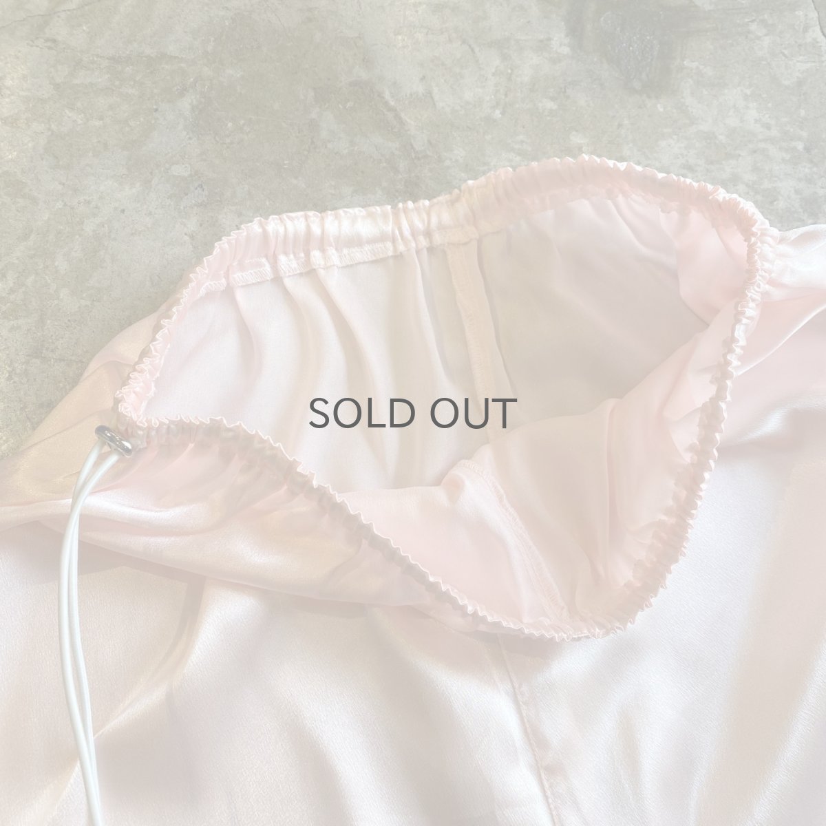 画像8: PALE PINK COLOR LUSTER SATIN SHORT PANTS / FREE~W40  (8)