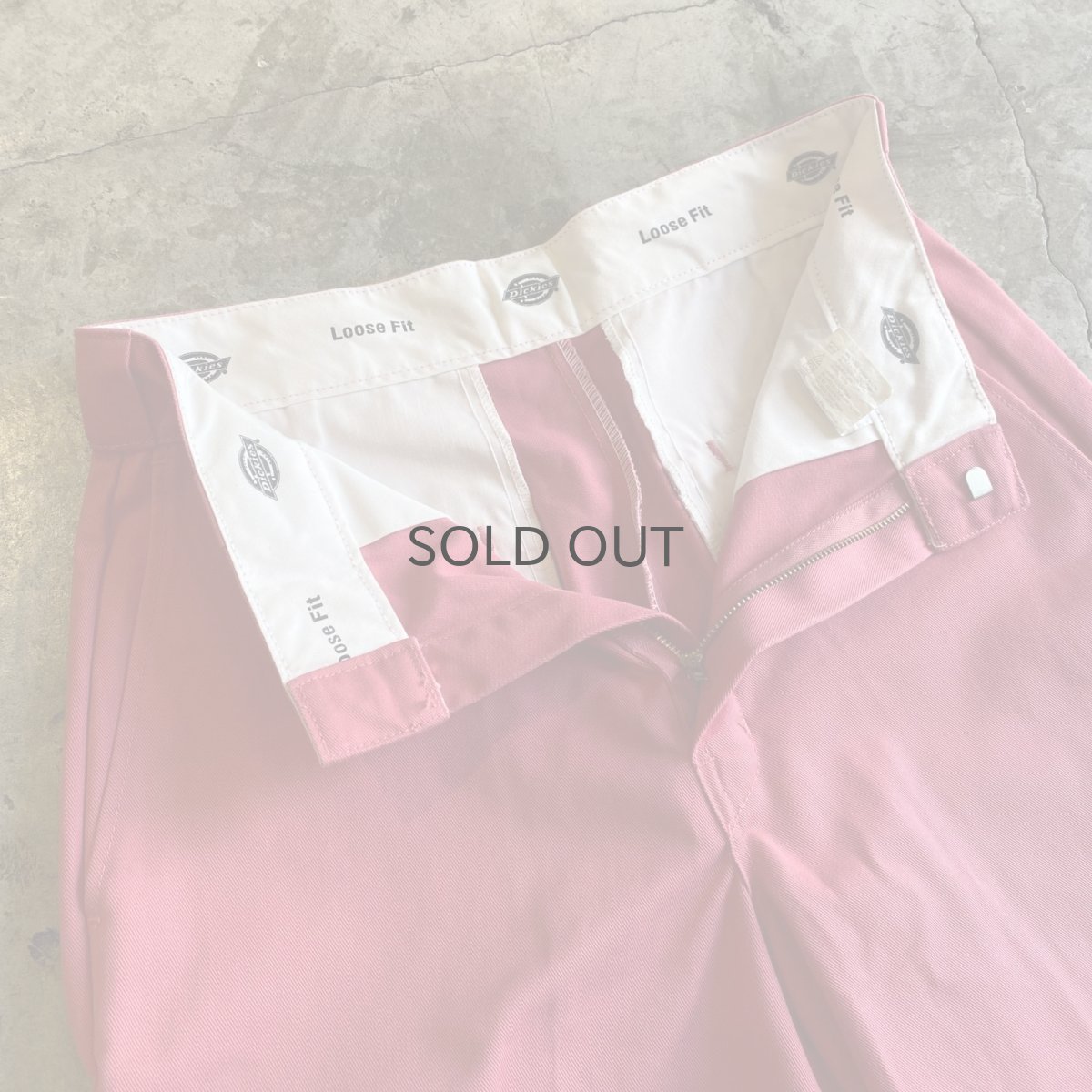 画像7: 【Dickies】PINK COLOR DESIGN WORK HALF PANTS / W30 (7)