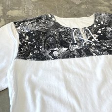画像3: PATTERN SWITCHED LACE UP S/S TOPS / Mens XL (3)