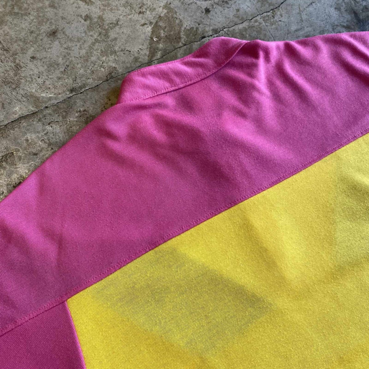 画像9: 80's【NIKE】COLOR HALF ZIP CYCLING S/S TEE / Ladies L (9)