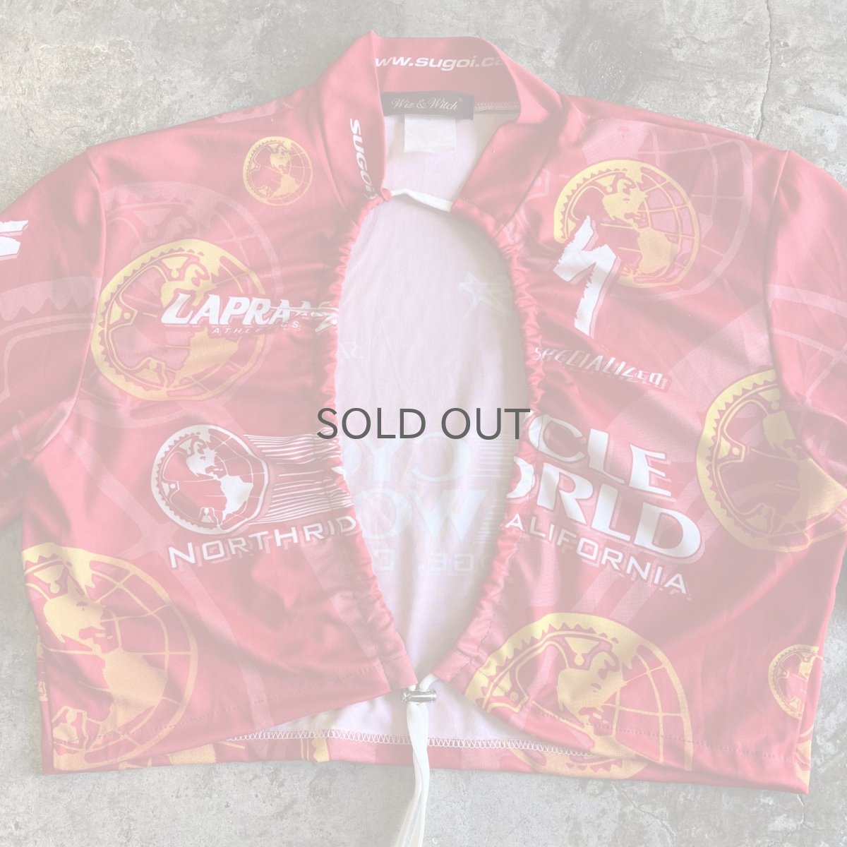 画像3: 【Wiz&Witch】"WEIRD" DRAW CODE SPORTY TOPS / OS (3)