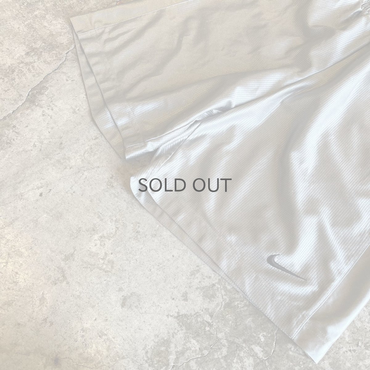 画像4: 【NIKE】SILVER COLOR BASKETBALL SPORTS HALF PANTS / ~W34(M) (4)