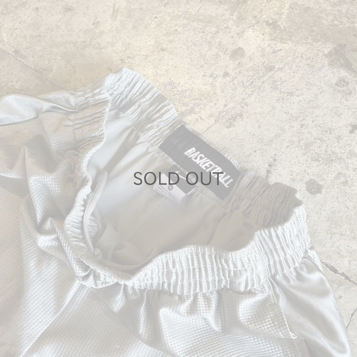 画像9: 【NIKE】SILVER COLOR BASKETBALL SPORTS HALF PANTS / ~W34(M) (9)