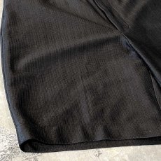 画像5: BLACK COLOR WESTERN HALF SLACKS / W31 (5)
