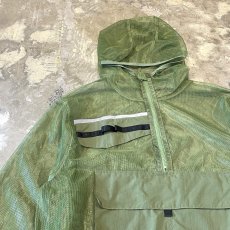 画像3: MULTI POCKET HALF ZIP MESH ANORAK PARKA  / Mens L (3)