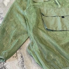 画像5: MULTI POCKET HALF ZIP MESH ANORAK PARKA  / Mens L (5)