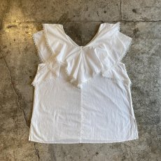 画像1: TIERED FRILL DESIGN N/S SHIRT TOPS / Ladies M (1)