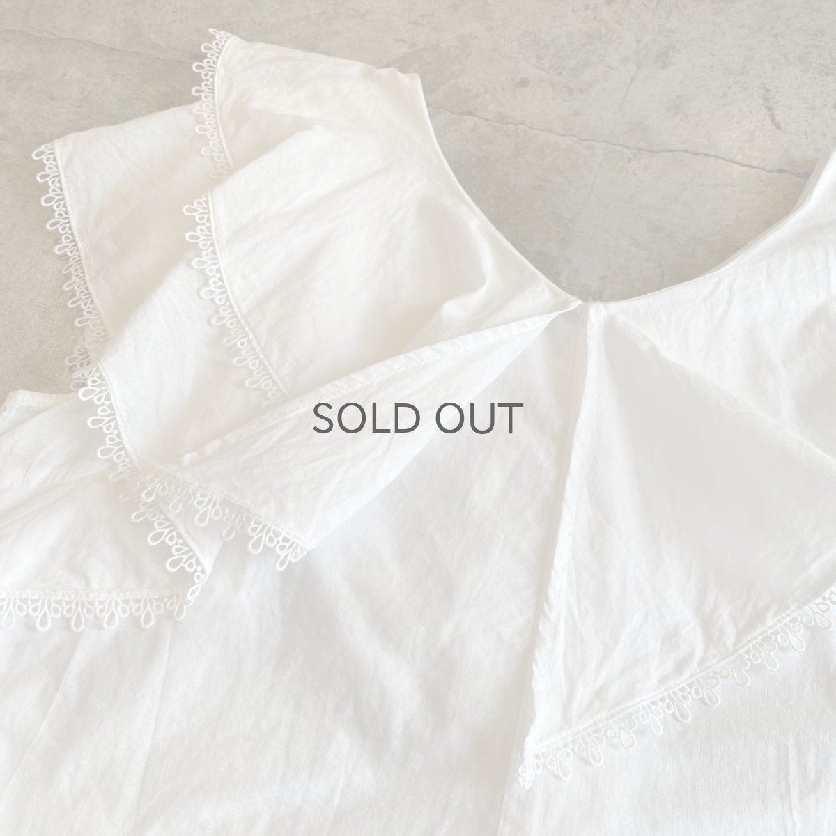 画像9: TIERED FRILL DESIGN N/S SHIRT TOPS / Ladies M (9)