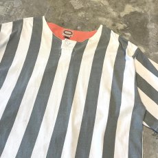 画像4: 90's【BANANA REPUBLIC】STRIPE PATTERN PULLOVER S/S TOPS / Mens L(XL) (4)