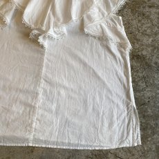 画像5: TIERED FRILL DESIGN N/S SHIRT TOPS / Ladies M (5)