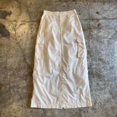 画像1: BACK SLIT NYLON CARGO DESIGN SKIRT / FREE~W30 (1)