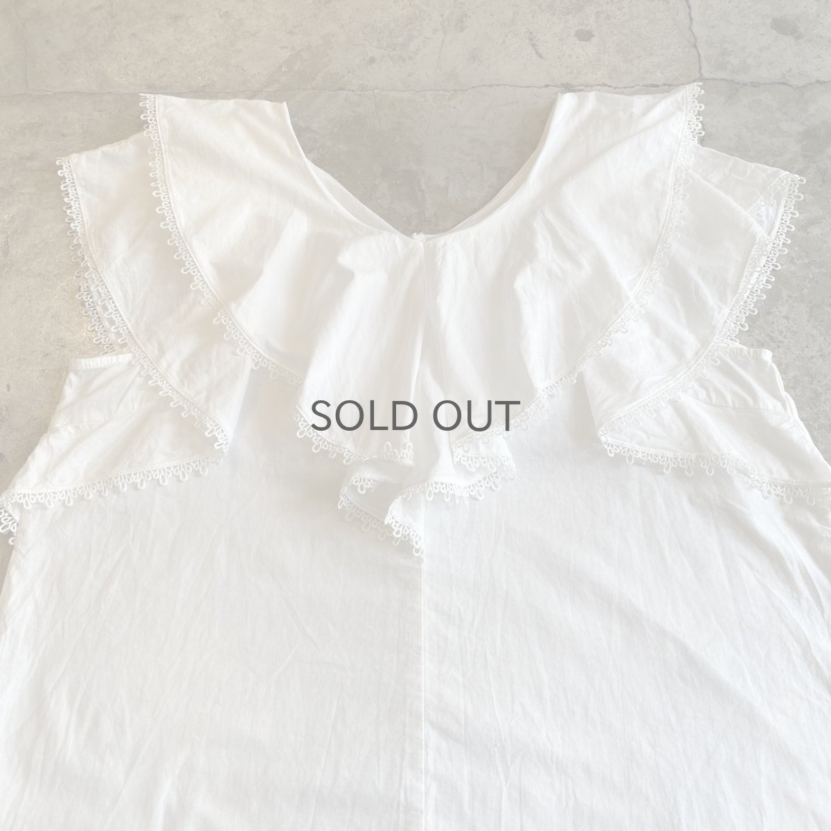 画像4: TIERED FRILL DESIGN N/S SHIRT TOPS / Ladies M (4)