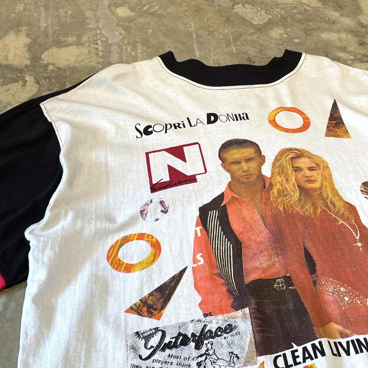 画像3: FRONT PRINTED COLOR SWITCHED S/S TEE / Mens XL (3)