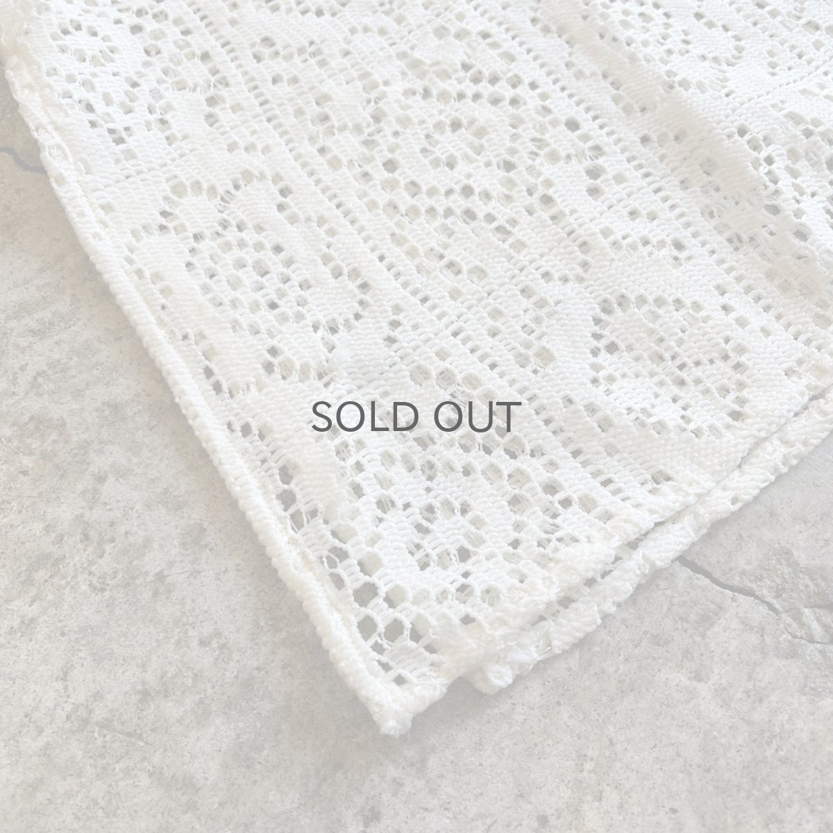 画像3: PUNCHING LACE PATCHWORK DESIGN HALF ZIP UP S/S POLO TOPS / Ladies L (3)