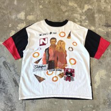 画像1: FRONT PRINTED COLOR SWITCHED S/S TEE / Mens XL (1)