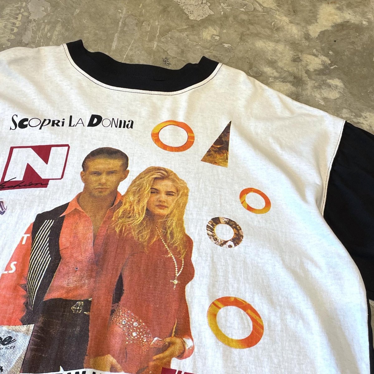 画像4: FRONT PRINTED COLOR SWITCHED S/S TEE / Mens XL (4)