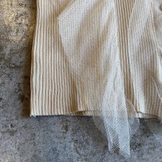 画像7: DECORATION FRILL DESIGN TULLE N/S VEST / Ladies S (7)