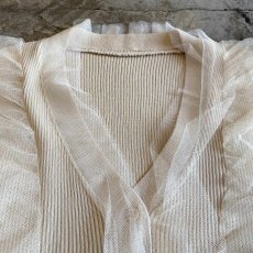 画像4: DECORATION FRILL DESIGN TULLE N/S VEST / Ladies S (4)