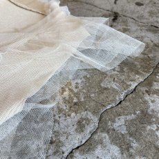 画像6: DECORATION FRILL DESIGN TULLE N/S VEST / Ladies S (6)