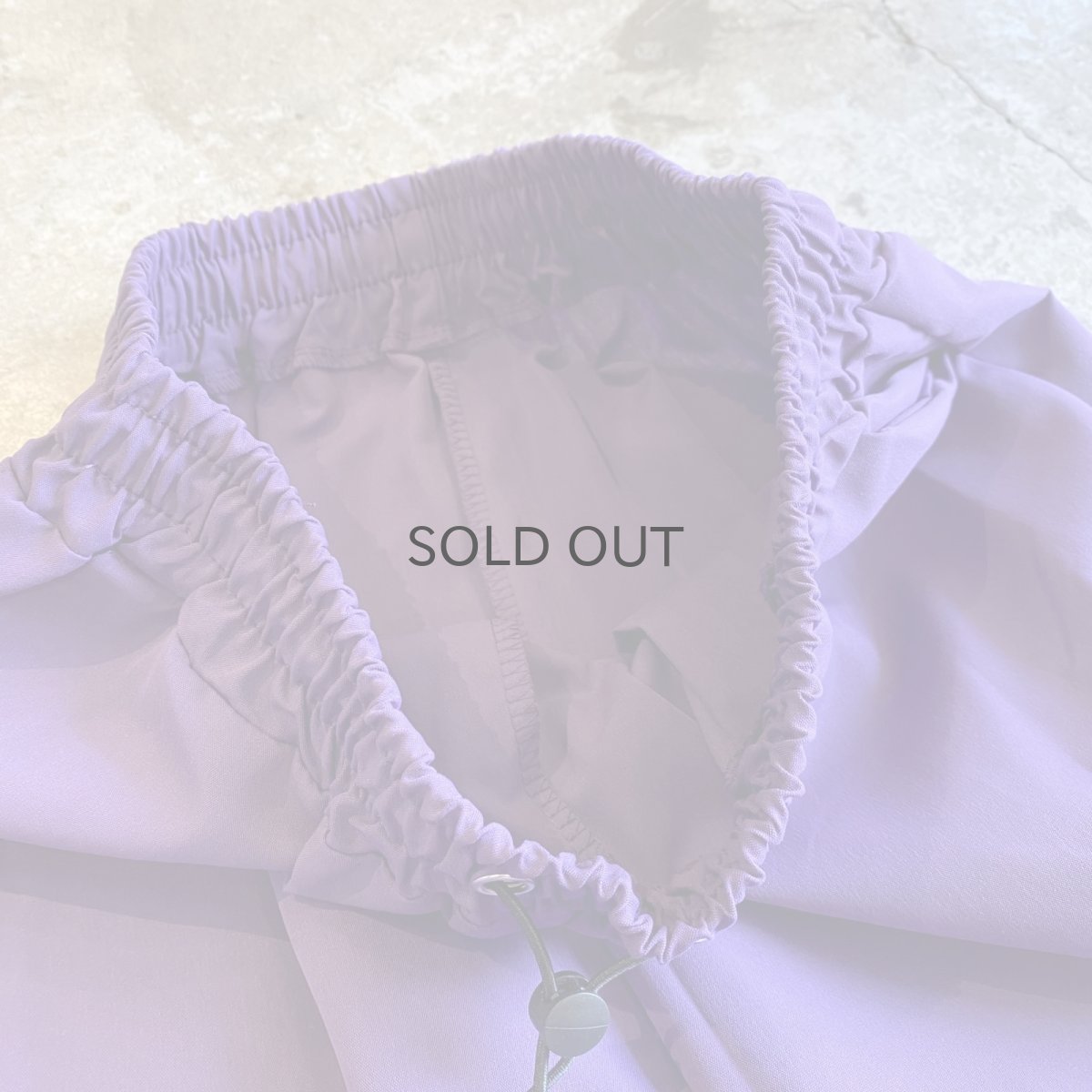 画像7: DRAW CORD PURPLE COLOR DESIGN CARGO PANTS / FREE~W37 (7)