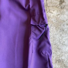 画像5: DRAW CORD PURPLE COLOR DESIGN CARGO PANTS / FREE~W37 (5)