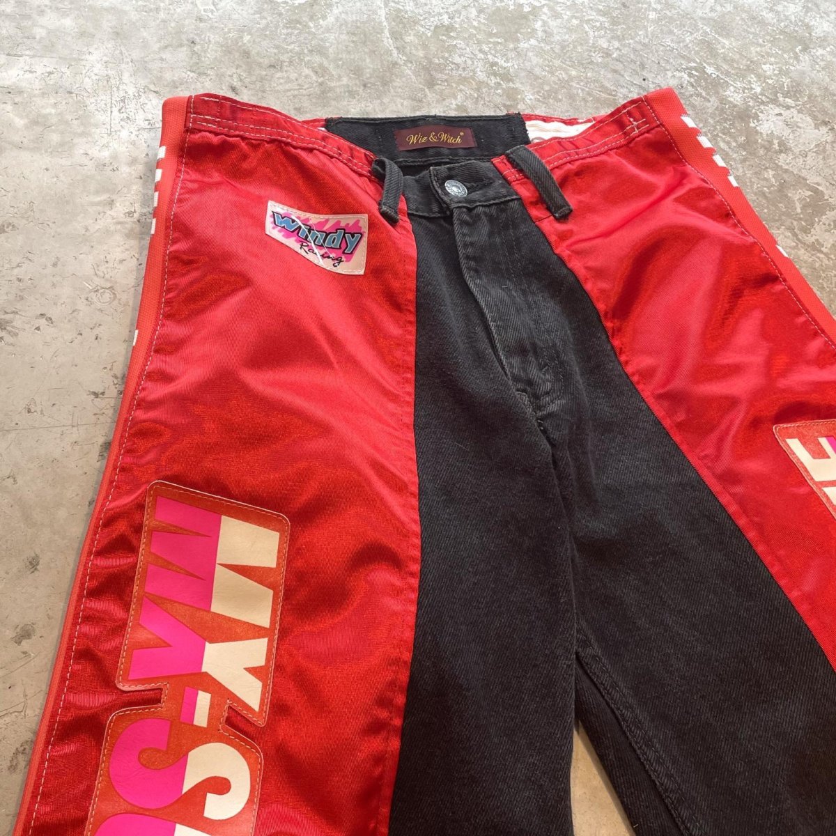 画像3: 【Wiz&Witch】"UNITED" MOTO-X WIDE DENIM PANTS / OS (3)