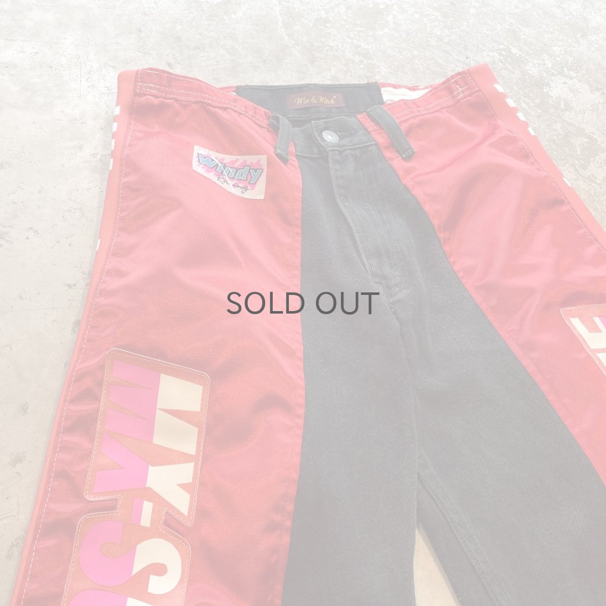 画像3: 【Wiz&Witch】"UNITED" MOTO-X WIDE DENIM PANTS / OS (3)